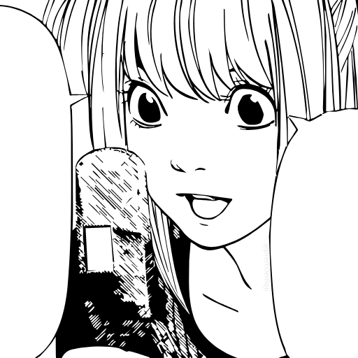 🤩 Эмодзи «⠀⠀ ⠀ Тетрадь смерти» для Telegram