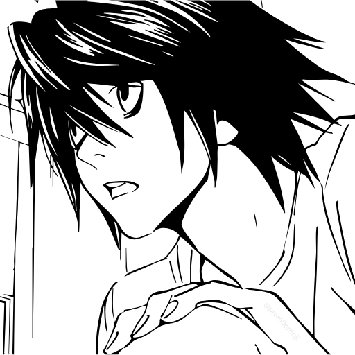 🤩 Эмодзи «⠀⠀ ⠀ Тетрадь смерти» для Telegram