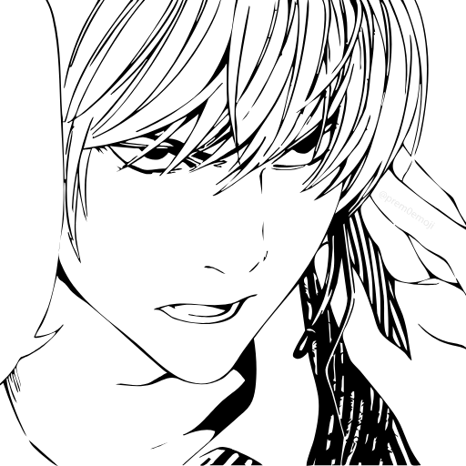 🤩 Эмодзи «⠀⠀ ⠀ Тетрадь смерти» для Telegram
