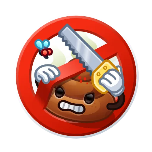 Стикер 42 Happy Brownie