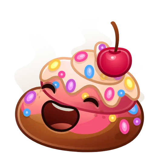 Стикер 20 Happy Brownie
