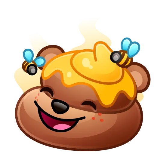 Стикер 21 Happy Brownie