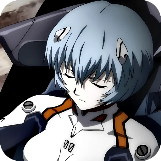 😒 Стикер «Neon Genesis Evangelion» для Telegram
