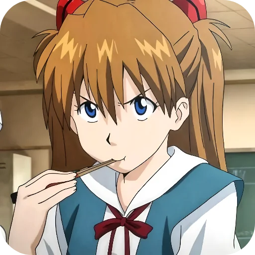 ☺ Стикер «Neon Genesis Evangelion» для Telegram
