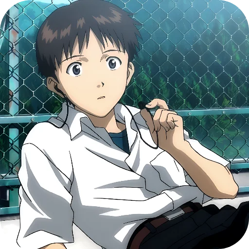 🤨 Стикер «Neon Genesis Evangelion» для Telegram