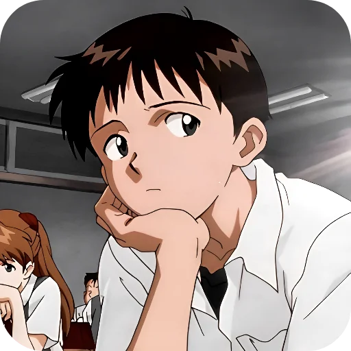 🤨 Стикер «Neon Genesis Evangelion» для Telegram
