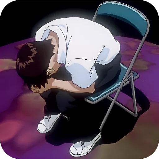 😣 Стикер «Neon Genesis Evangelion» для Telegram
