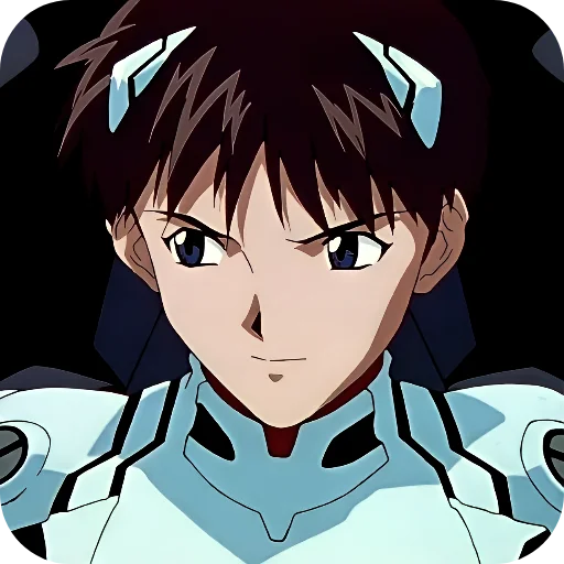 😒 Стикер «Neon Genesis Evangelion» для Telegram