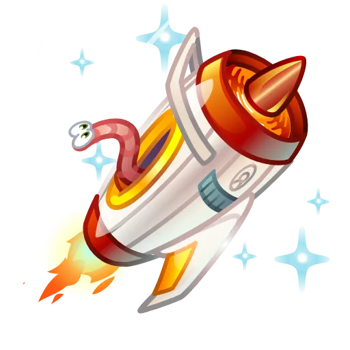 Стикер 31 Stellar Rocket
