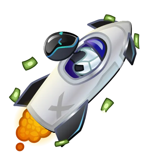Стикер 21 Stellar Rocket