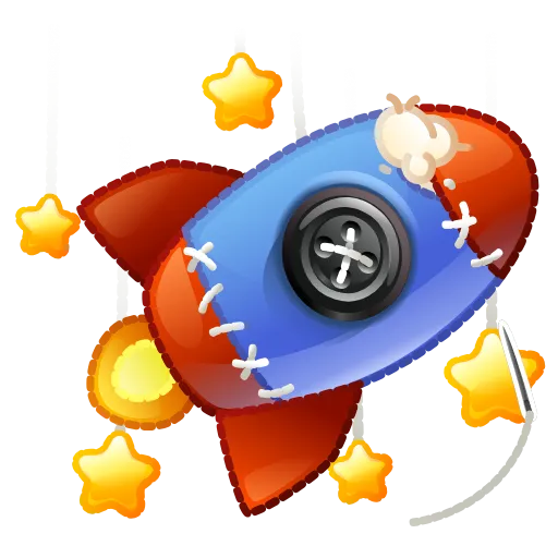 Стикер 48 Stellar Rocket