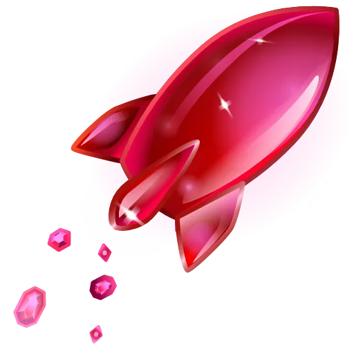 Стикер 25 Stellar Rocket