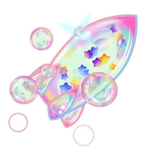 Стикер 30 Stellar Rocket