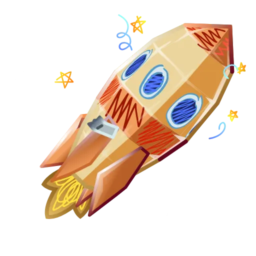 Стикер 14 Stellar Rocket