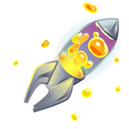 Стикер 39 Stellar Rocket