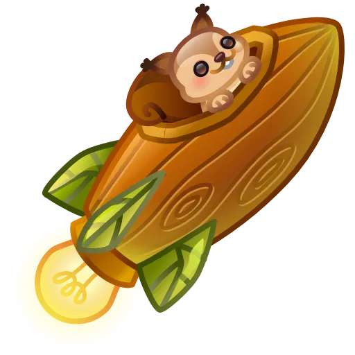 Стикер 50 Stellar Rocket
