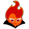 Эмодзи Fire Spirit Cookie для Telegram — скачать