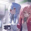 Стикер 9 🤩🤩 Парные для подруг аниме