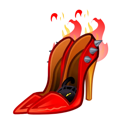 👠 Эмодзи «Sky Stilettos» для Telegram