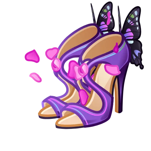 👠 Эмодзи «Sky Stilettos» для Telegram