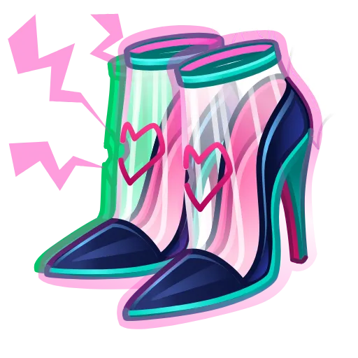 👠 Эмодзи «Sky Stilettos» для Telegram