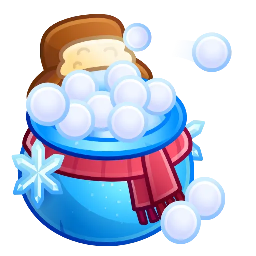 ™️ Стикер «Snow Vibe» для Telegram
