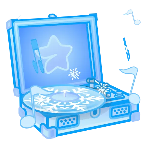 ™️ Стикер «Snow Vibe» для Telegram