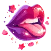 👄 Эмодзи «липкий джем» для Telegram