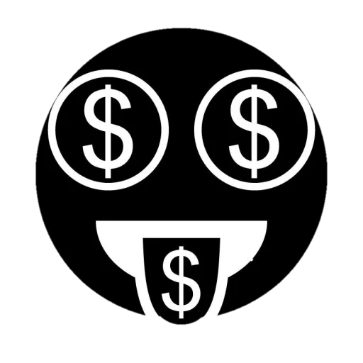 🤑 Стикер «Black emojis» для Telegram
