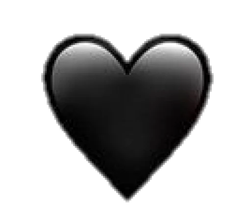 ❤️ Стикер «Black emojis» для Telegram
