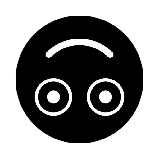 🙃 Стикер «Black emojis» для Telegram