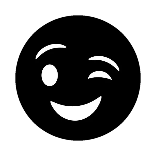 😉 Стикер «Black emojis» для Telegram