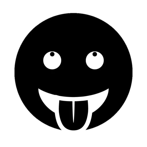 😛 Стикер «Black emojis» для Telegram