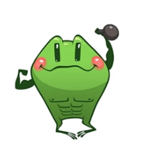 💪 Стикер «Mr. FROG» для Telegram