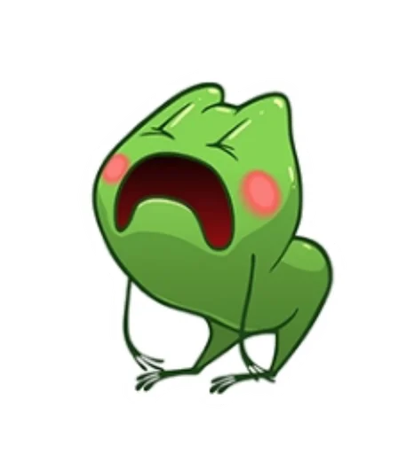 😰 Стикер «Mr. FROG» для Telegram