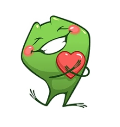 ❤️ Стикер «Mr. FROG» для Telegram
