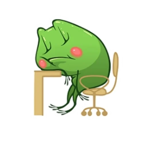 😴 Стикер «Mr. FROG» для Telegram