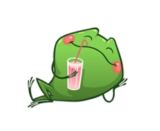 🥤 Стикер «Mr. FROG» для Telegram
