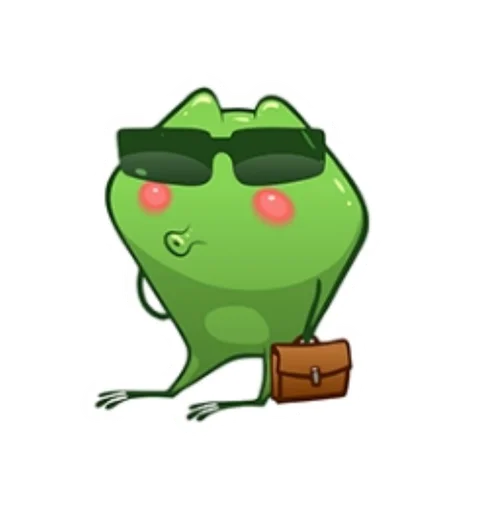😎 Стикер «Mr. FROG» для Telegram