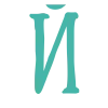 🤩 Эмодзи «Бирюзовые буквы» для Telegram