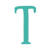 🤩 Эмодзи «Бирюзовые буквы» для Telegram