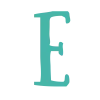 🤩 Эмодзи «Бирюзовые буквы» для Telegram