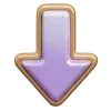 🤩 Эмодзи «Фиолетовые буквы» для Telegram
