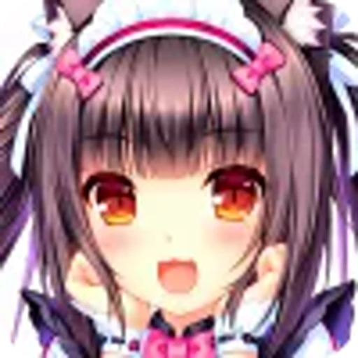 😀 Эмодзи «Chocola & Vanilla NekoparaЧокола И Ванилла» для Telegram