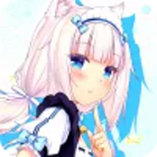 ☝️ Эмодзи «Chocola & Vanilla NekoparaЧокола И Ванилла» для Telegram
