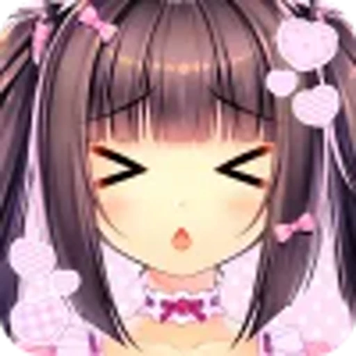 😩 Эмодзи «Chocola & Vanilla NekoparaЧокола И Ванилла» для Telegram