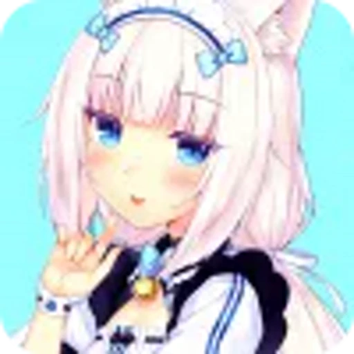 😌 Эмодзи «Chocola & Vanilla NekoparaЧокола И Ванилла» для Telegram