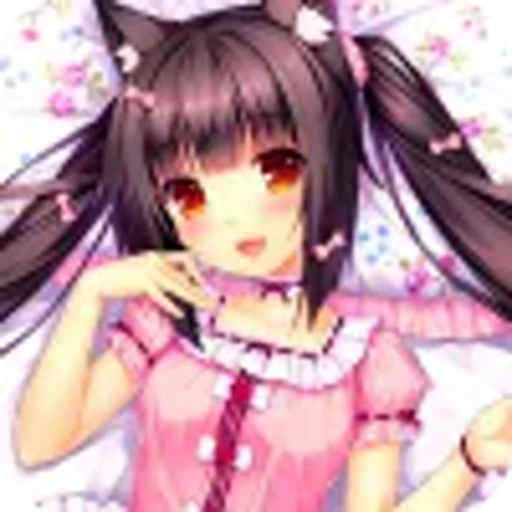 🥵 Эмодзи «Chocola & Vanilla NekoparaЧокола И Ванилла» для Telegram
