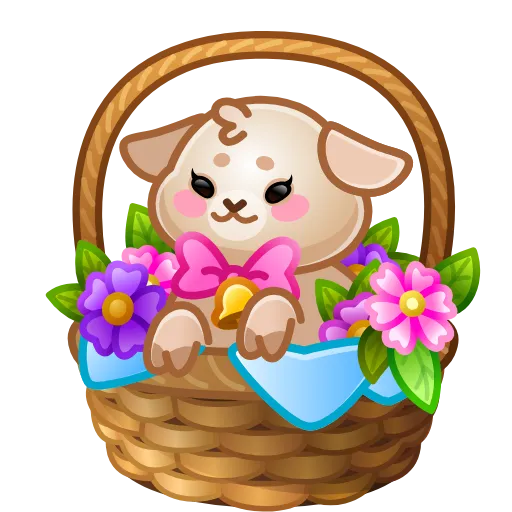 Стикер 14 Spring Basket