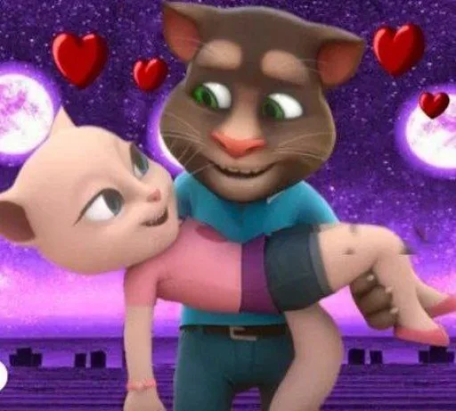 🤩 Стикер «Talking Angela» для Telegram